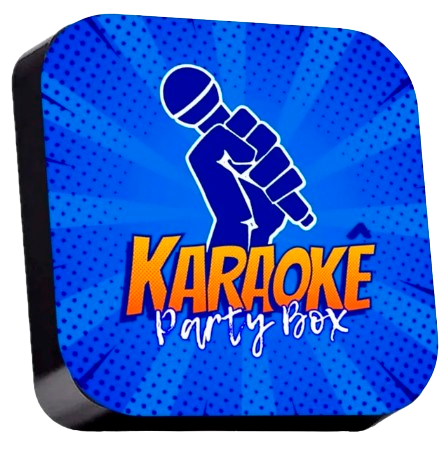 Karaoke Party Box com microfones